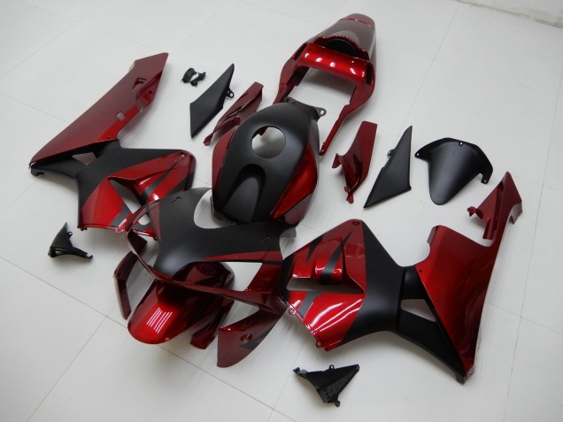 2003-2004 Red Black Honda CBR600RR Motor Fairings UK Factory 2003-2004 Red Black Honda CBR600RR Motor Fairings UK Factory