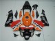 2003-2004 Orange Red Black Repsol Honda CBR600RR Motor Bike Fairings UK Factory 2003-2004 Orange Red Black Repsol Honda CBR600RR Motor Bike Fairings UK Factory
