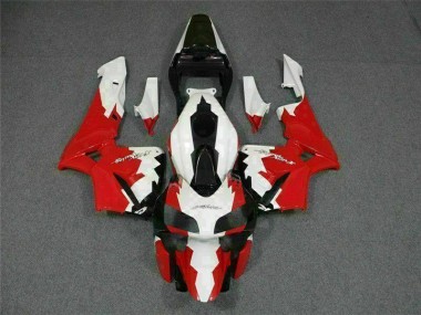2003-2004 Red White Honda CBR600RR Replacement Motorcycle Fairings UK Factory