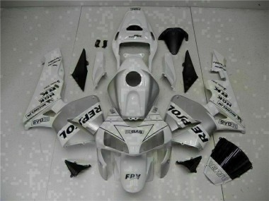 2003-2004 White Honda CBR600RR Motorcycle Fairings MF1013 UK Factory
