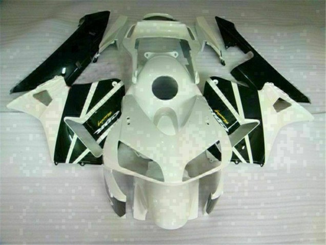 2003-2004 White Honda CBR600RR Motorcycle Fairings Kit UK Factory 2003-2004 White Honda CBR600RR Motorcycle Fairings Kit UK Factory