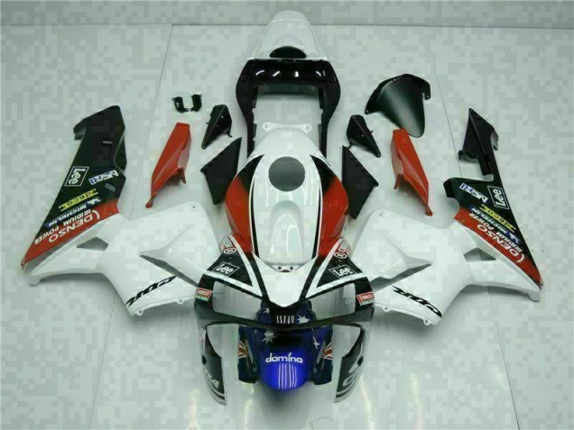 2003-2004 White Blue Honda CBR600RR Motorcylce Fairings UK Factory 2003-2004 White Blue Honda CBR600RR Motorcylce Fairings UK Factory
