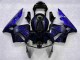 2003-2004 Black with Blue Flame Honda CBR600RR Motorcycle Fairing Kits UK Factory 2003-2004 Black with Blue Flame Honda CBR600RR Motorcycle Fairing Kits UK Factory