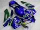 2003-2004 Blue Green Movistar Castrol Honda CBR600RR Motorbike Fairing UK Factory 2003-2004 Blue Green Movistar Castrol Honda CBR600RR Motorbike Fairing UK Factory