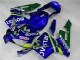 2003-2004 Blue Green Movistar Castrol Honda CBR600RR Motorbike Fairing UK Factory 2003-2004 Blue Green Movistar Castrol Honda CBR600RR Motorbike Fairing UK Factory