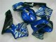 2003-2004 Blue with Silver Flame Honda CBR600RR Motorbike Fairing UK Factory