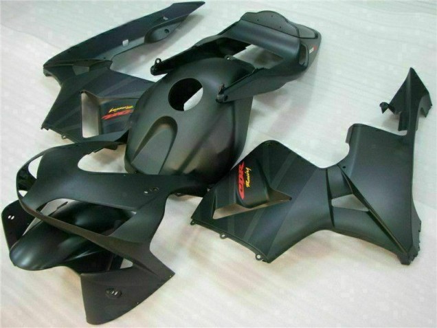 2003-2004 Black Honda CBR600RR Motorbike Fairing Kits UK Factory 2003-2004 Black Honda CBR600RR Motorbike Fairing Kits UK Factory