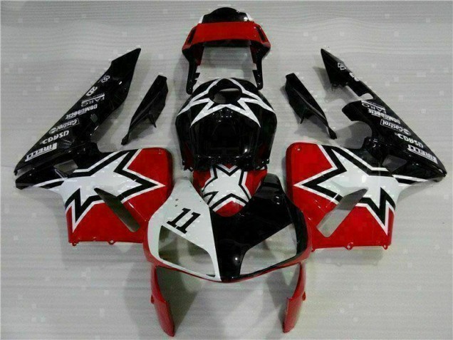 2003-2004 Black White 11 Honda CBR600RR Moto Fairings UK Factory 2003-2004 Black White 11 Honda CBR600RR Moto Fairings UK Factory