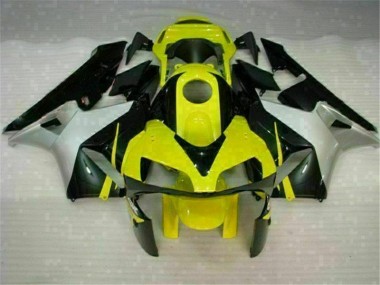2003-2004 Yellow Black Honda CBR600RR Motorcycle Fairings MF1068 UK Factory