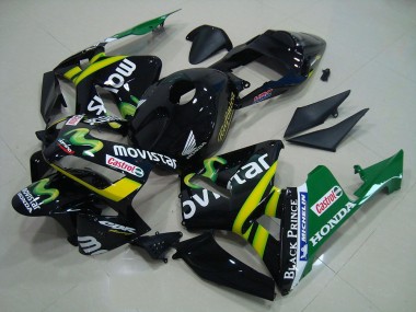 2003-2004 Black Movistar Honda CBR600RR Bike Fairing UK Factory