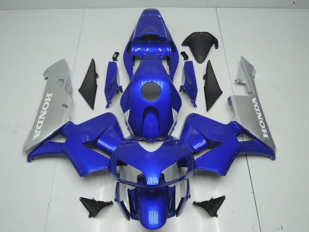 2003-2004 Blue Silver Honda CBR600RR Motorcycle Fairings MF2941 UK Factory 2003-2004 Blue Silver Honda CBR600RR Motorcycle Fairings MF2941 UK Factory