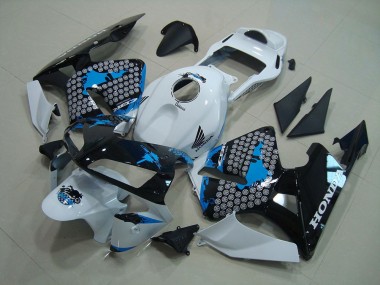 2003-2004 White Black Blue Honda CBR600RR Moto Fairings UK Factory