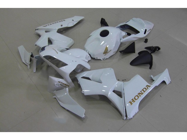 2003-2004 White Gold Honda CBR600RR Replacement Fairings UK Factory 2003-2004 White Gold Honda CBR600RR Replacement Fairings UK Factory