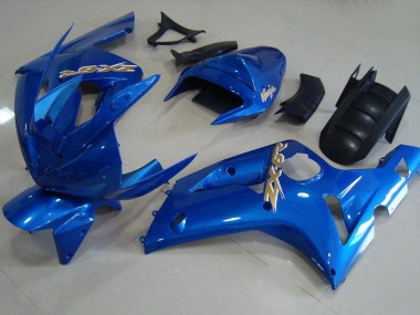 2003-2004 Light Blue Kawasaki Ninja ZX6R Motorcycle Fairings MF3647 UK Factory