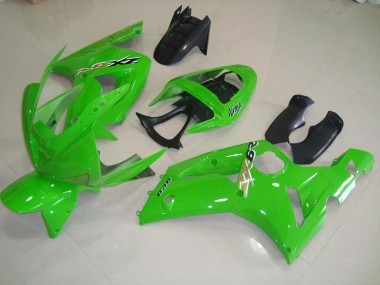 2003-2004 Green Kawasaki Ninja ZX6R Motorcycle Fairings MF3652 UK Factory