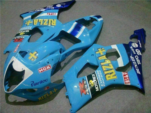 2003-2004 Blue Suzuki GSXR 1000 Bike Fairing Kit UK Factory 2003-2004 Blue Suzuki GSXR 1000 Bike Fairing Kit UK Factory