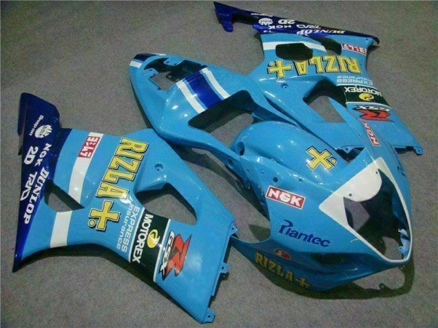 2003-2004 Blue Suzuki GSXR 1000 Bike Fairing Kit UK Factory 2003-2004 Blue Suzuki GSXR 1000 Bike Fairing Kit UK Factory