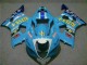 2003-2004 Blue Suzuki GSXR 1000 Bike Fairing Kit UK Factory 2003-2004 Blue Suzuki GSXR 1000 Bike Fairing Kit UK Factory