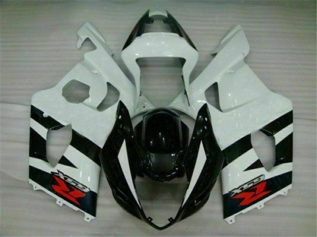 2003-2004 White Black Suzuki GSXR 1000 Motorcyle Fairings UK Factory 2003-2004 White Black Suzuki GSXR 1000 Motorcyle Fairings UK Factory