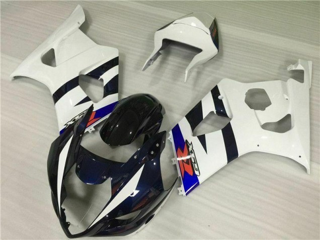 2003-2004 White Black Suzuki GSXR 1000 Motorcylce Fairings UK Factory 2003-2004 White Black Suzuki GSXR 1000 Motorcylce Fairings UK Factory