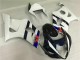 2003-2004 White Black Suzuki GSXR 1000 Motorcylce Fairings UK Factory 2003-2004 White Black Suzuki GSXR 1000 Motorcylce Fairings UK Factory