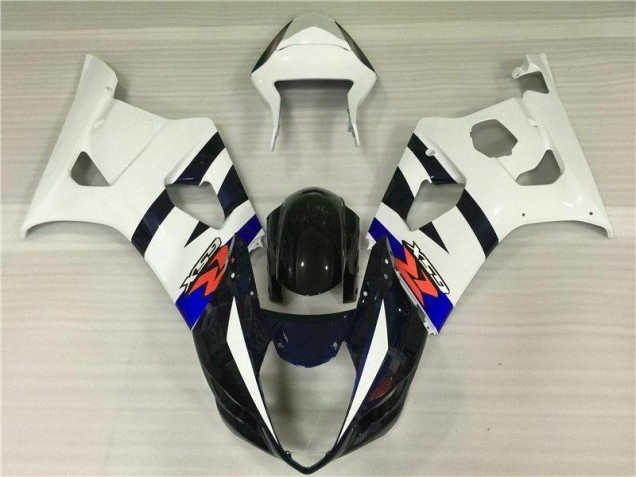 2003-2004 White Black Suzuki GSXR 1000 Motorcylce Fairings UK Factory 2003-2004 White Black Suzuki GSXR 1000 Motorcylce Fairings UK Factory