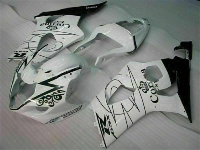 2003-2004 White Suzuki GSXR 1000 Motorcycle Bodywork UK Factory 2003-2004 White Suzuki GSXR 1000 Motorcycle Bodywork UK Factory