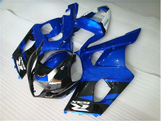 2003-2004 Black Blue Suzuki GSXR 1000 Motorcycle Fairings Kits & Bodywork UK Factory 2003-2004 Black Blue Suzuki GSXR 1000 Motorcycle Fairings Kits & Bodywork UK Factory