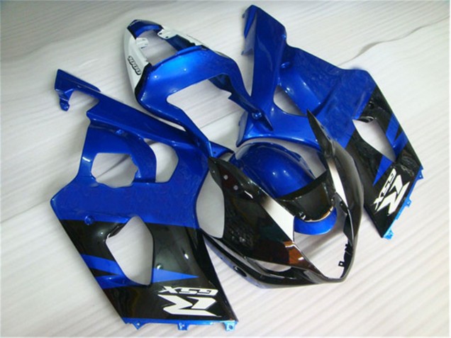 2003-2004 Black Blue Suzuki GSXR 1000 Motorcycle Fairings Kits & Bodywork UK Factory 2003-2004 Black Blue Suzuki GSXR 1000 Motorcycle Fairings Kits & Bodywork UK Factory