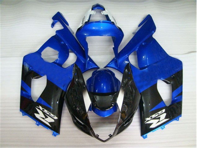 2003-2004 Black Blue Suzuki GSXR 1000 Motorcycle Fairings Kits & Bodywork UK Factory 2003-2004 Black Blue Suzuki GSXR 1000 Motorcycle Fairings Kits & Bodywork UK Factory