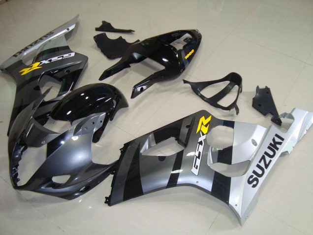 2003-2004 Grey Silver Suzuki GSXR 1000 Motorcycle Fairings Kit UK Factory