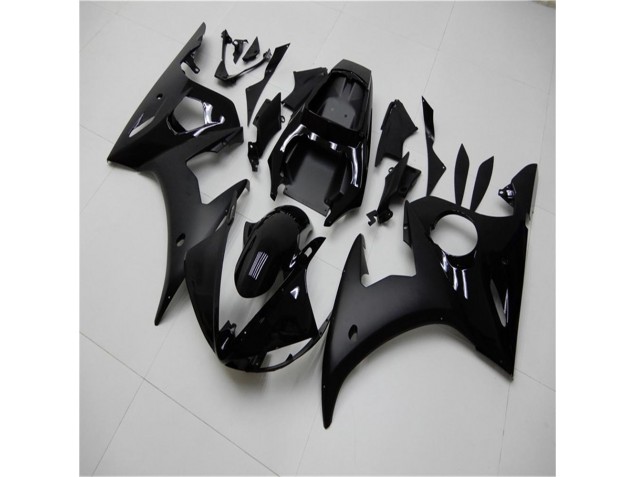 2003-2005 Glossy Matte Black Yamaha YZF R6 Motor Fairings UK Factory 2003-2005 Glossy Matte Black Yamaha YZF R6 Motor Fairings UK Factory