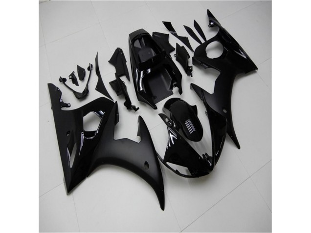 2003-2005 Glossy Matte Black Yamaha YZF R6 Motor Fairings UK Factory 2003-2005 Glossy Matte Black Yamaha YZF R6 Motor Fairings UK Factory