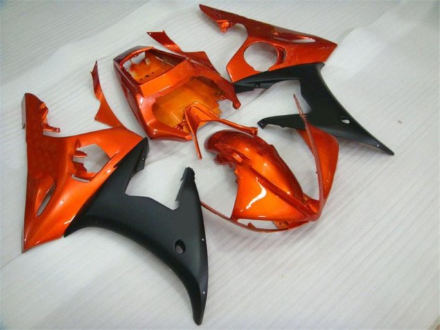 2003-2005 Orange Black Yamaha YZF R6 Motorcycle Fairings UK Factory 2003-2005 Orange Black Yamaha YZF R6 Motorcycle Fairings UK Factory