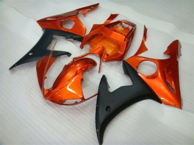 2003-2005 Orange Black Yamaha YZF R6 Motorcycle Fairings UK Factory 2003-2005 Orange Black Yamaha YZF R6 Motorcycle Fairings UK Factory