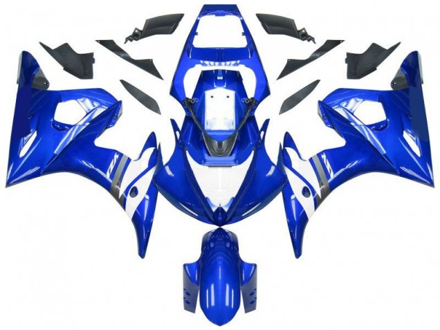 2003-2005 Blue White Yamaha YZF R6 Motor Fairings UK Factory 2003-2005 Blue White Yamaha YZF R6 Motor Fairings UK Factory