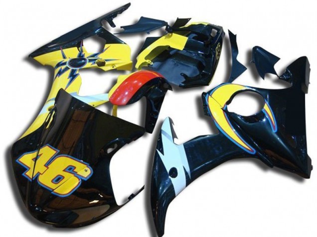 2003-2005 Number 46 Yamaha YZF R6 Bike Fairing Kit UK Factory 2003-2005 Number 46 Yamaha YZF R6 Bike Fairing Kit UK Factory