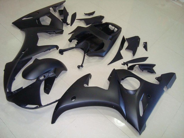 2003-2005 Matte Black Yamaha YZF R6 Motorcycle Bodywork UK Factory 2003-2005 Matte Black Yamaha YZF R6 Motorcycle Bodywork UK Factory