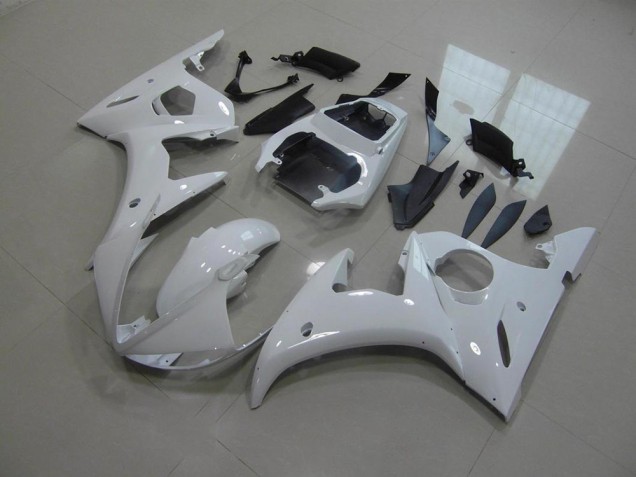 2003-2005 White No Decals Yamaha YZF R6 Motorcylce Fairings UK Factory 2003-2005 White No Decals Yamaha YZF R6 Motorcylce Fairings UK Factory