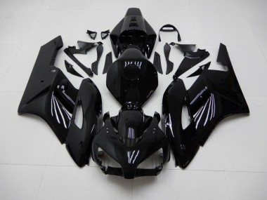 2004-2005 Glossy Black Honda CBR1000RR Replacement Motorcycle Fairings UK Factory