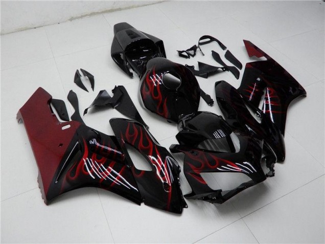 2004-2005 Red Black Honda CBR1000RR Motorbike Fairing Kits UK Factory 2004-2005 Red Black Honda CBR1000RR Motorbike Fairing Kits UK Factory