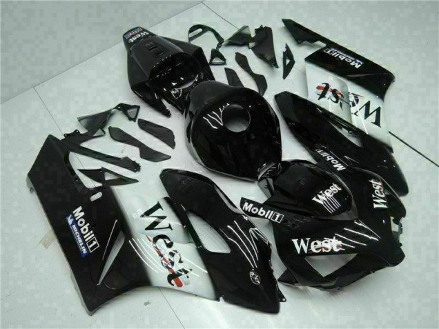 2004-2005 Black West Honda CBR1000RR Replacement Motorcycle Fairings UK Factory 2004-2005 Black West Honda CBR1000RR Replacement Motorcycle Fairings UK Factory