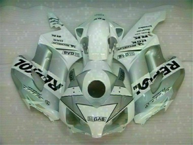 2004-2005 White Silver Honda CBR1000RR Motorcycle Fairings MF1276 UK Factory