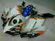 2004-2005 White Blue Honda CBR1000RR Replacement Fairings UK Factory 2004-2005 White Blue Honda CBR1000RR Replacement Fairings UK Factory