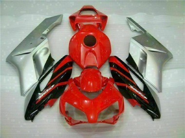2004-2005 Red Silver Honda CBR1000RR Moto Fairings UK Factory