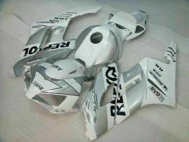 2004-2005 Silver White Repsol Honda CBR1000RR Motor Fairings UK Factory 2004-2005 Silver White Repsol Honda CBR1000RR Motor Fairings UK Factory
