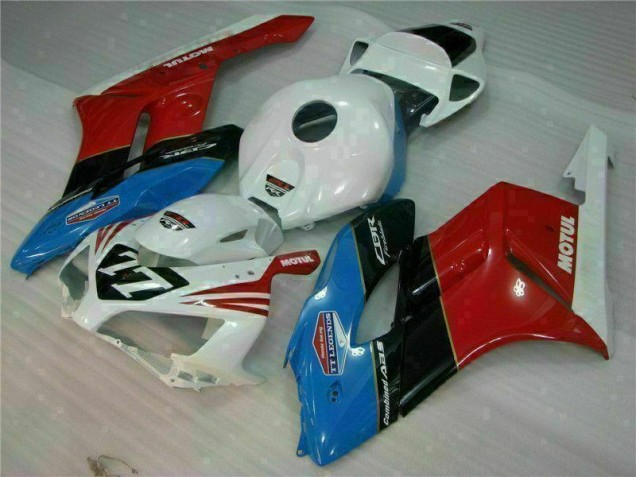 2004-2005 White Red 77 Honda CBR1000RR Motorcycle Fairing Kits UK Factory 2004-2005 White Red 77 Honda CBR1000RR Motorcycle Fairing Kits UK Factory