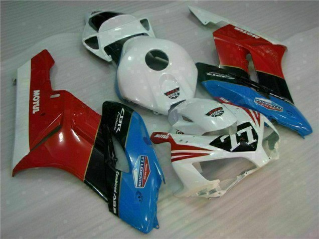 2004-2005 White Red 77 Honda CBR1000RR Motorcycle Fairing Kits UK Factory 2004-2005 White Red 77 Honda CBR1000RR Motorcycle Fairing Kits UK Factory