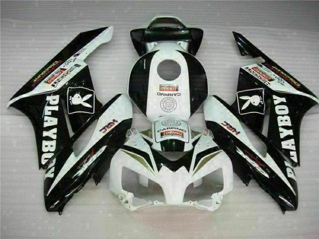2004-2005 Black White Honda CBR1000RR Motorcycle Fairings UK Factory 2004-2005 Black White Honda CBR1000RR Motorcycle Fairings UK Factory