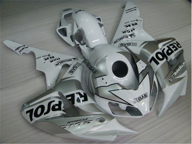 2004-2005 White Silver Black Repsol Honda CBR1000RR Replacement Fairings UK Factory 2004-2005 White Silver Black Repsol Honda CBR1000RR Replacement Fairings UK Factory